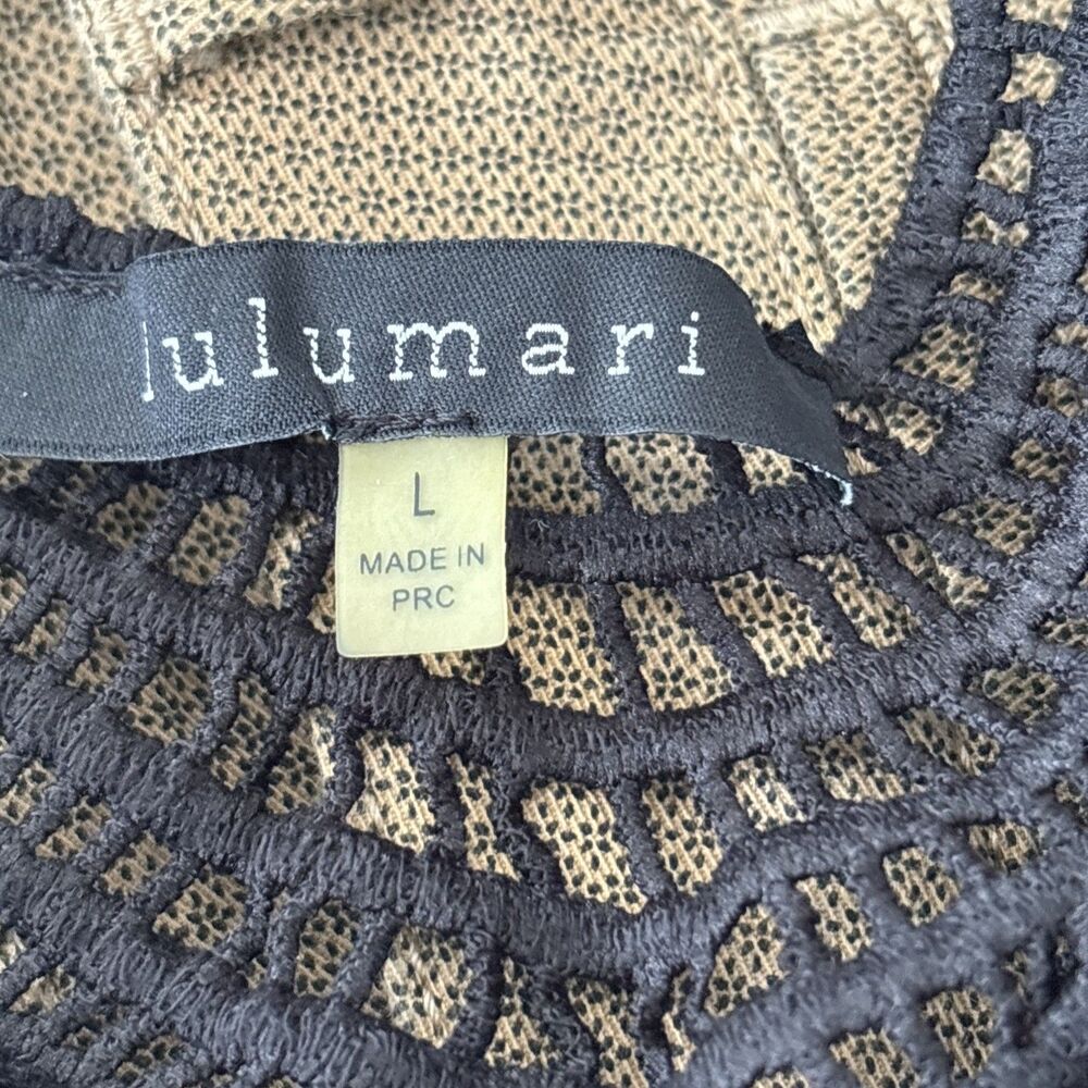 Anthropologie X Lulumari Women's crotchet Knit Crop Swim Cover Up Top Size L - Picture 4 of 14